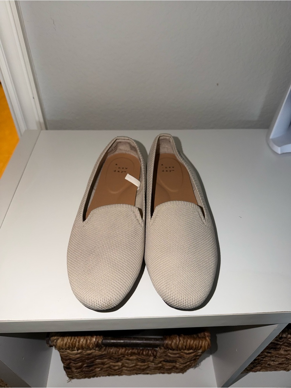 Women’s Etta knit washable loafers A new Day -Taupe Sz 8